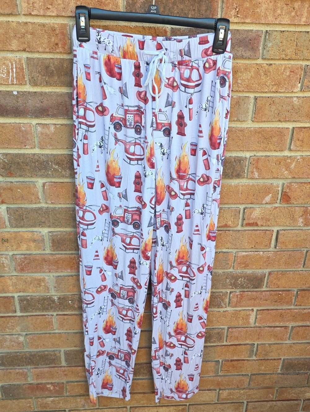 Posh Peanut Men’s Fire Rescue Pajama Pants Size Small